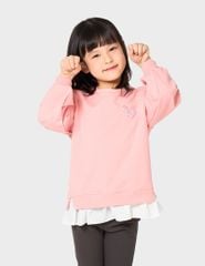 Áo nỉ cổ tròn trẻ em GAN302W4