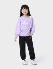 Áo nỉ cổ tròn trẻ em GAN308W4