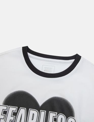 Bộ đồ hè cotton trẻ em cổ bo vải rib dáng suông