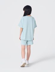 Bộ đồ hè trẻ em in hình trước ngực