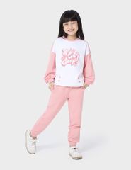 Bộ nỉ cổ tròn trẻ em GBK224W4