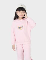 Bộ nỉ có mũ trẻ em GBK244W4 dáng suông rộng