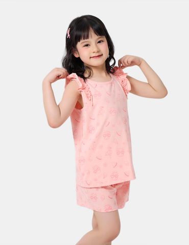 Bộ hè trẻ em sát nách cuộn bèo