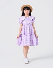 Váy liền bé gái cổ thủy thủ