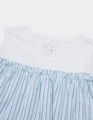 Váy liền bé gái phối họa tiết kẻ