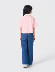 Quần jean ông suông bé gái thoáng mát