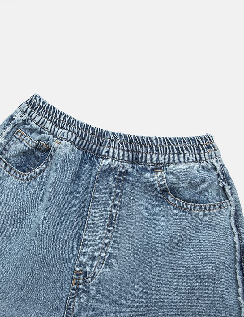 Quần jean ông suông bé gái thoáng mát