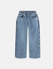 Quần jean ông suông bé gái thoáng mát