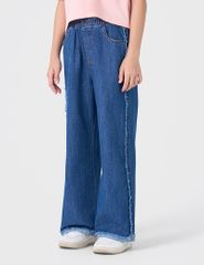 Quần jean ông suông bé gái thoáng mát