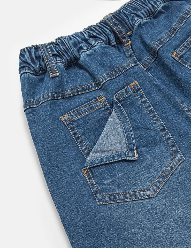 Quần short jean bé gái giả váy