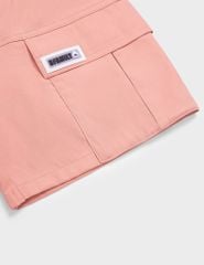 Quần short cạp chun bé gái mác trang trí