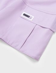 Quần short cạp chun bé gái mác trang trí