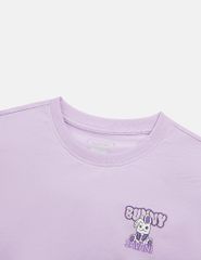 Áo T-shirt trẻ em cổ tròn hình in trước ngực
