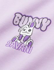 Áo T-shirt trẻ em cổ tròn hình in trước ngực