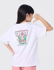 Áo T-shirt trẻ em cổ tròn hình in trước ngực