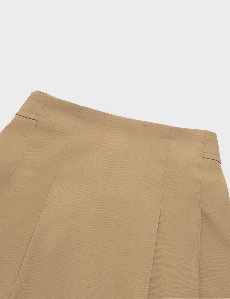 Chân váy khaki bé gái dáng A