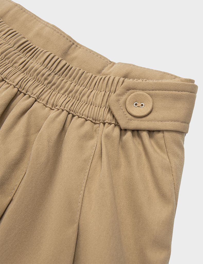 Chân váy khaki bé gái dáng A