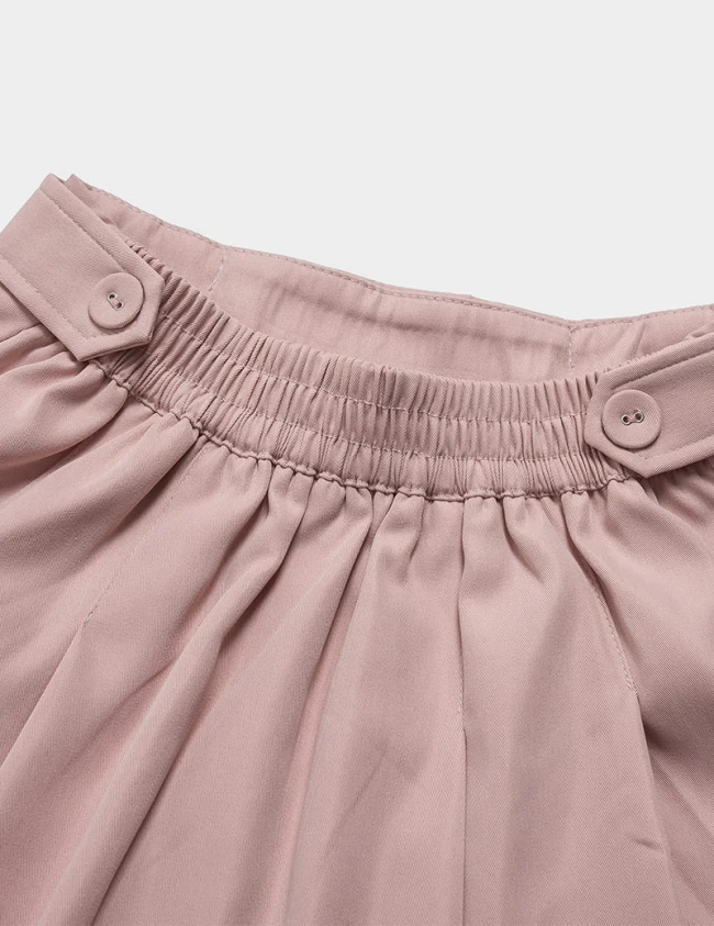 Chân váy khaki bé gái dáng A