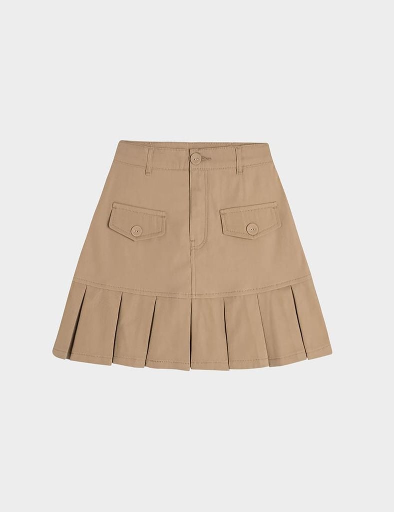 Chân váy khaki trẻ em GVK244K4
