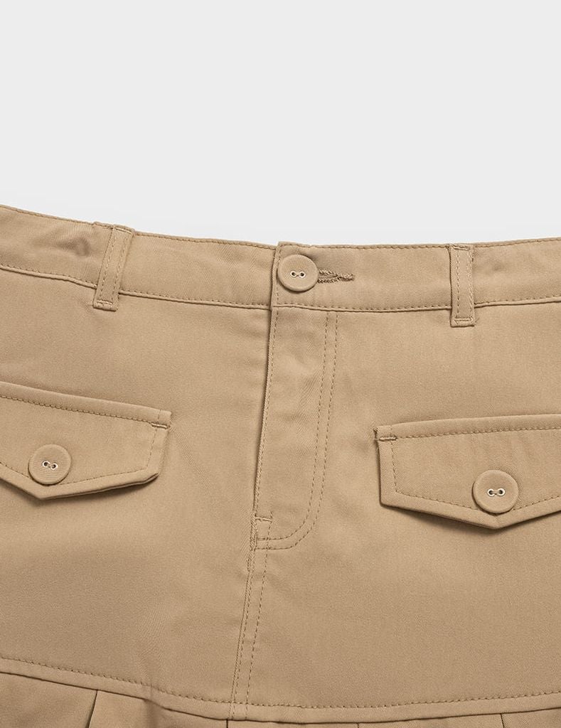 Chân váy khaki trẻ em GVK244K4