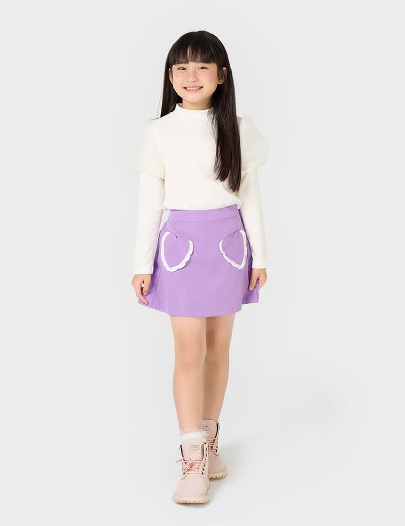 Chân váy khaki trẻ em GVK314K4