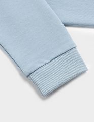 Áo nỉ cổ tròn trẻ em KAF003W4