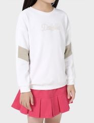 Áo nỉ cổ tròn trẻ em KAF005W4