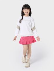 Áo nỉ cổ tròn trẻ em KAF005W4