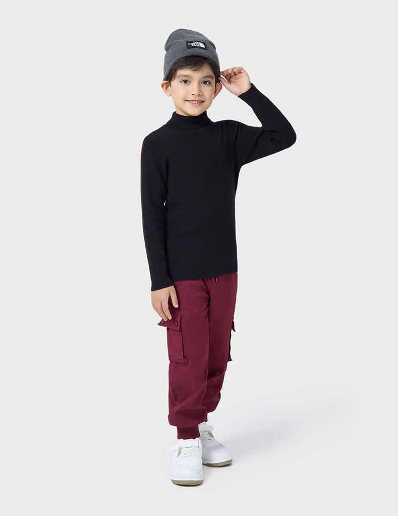 Áo len cổ cao trẻ em KAL194W4