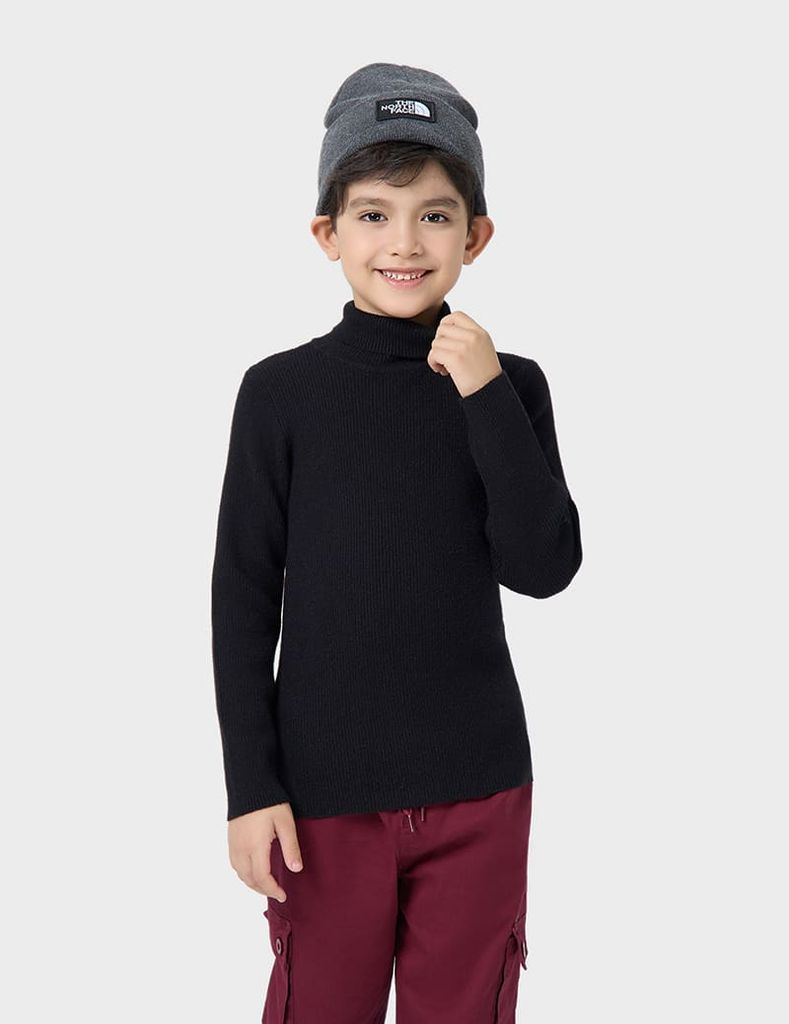 Áo len cổ cao trẻ em KAL194W4