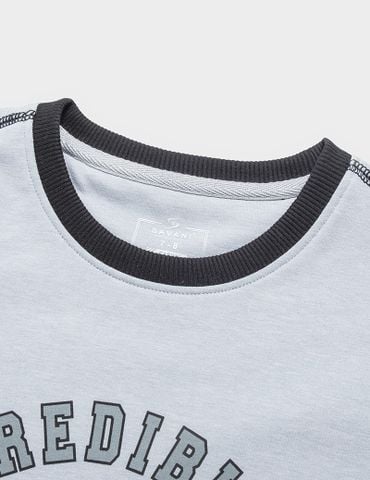 Bộ nỉ trẻ em KBD001W4 dáng suông rộng