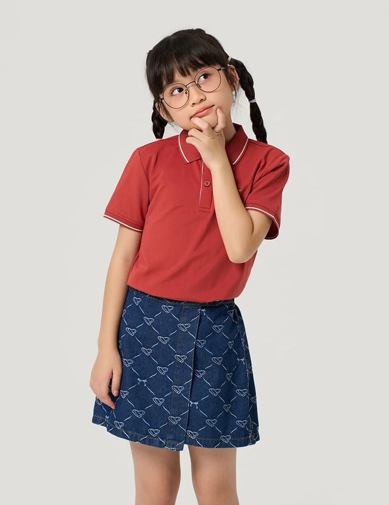 Áo polo ngắn tay trẻ em KPF004S4