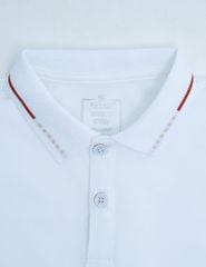 Áo polo trẻ em mắt chim cổ dệt thêu tay