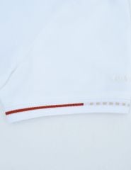 Áo polo trẻ em mắt chim cổ dệt thêu tay