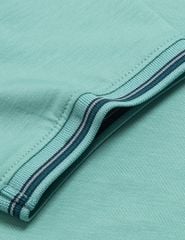 Áo polo trẻ em ngắn tay bo cổ tay phối line