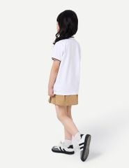Áo polo trẻ em ngắn tay bo cổ tay phối line