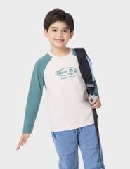 Áo thun dài tay trẻ em KTF001W4