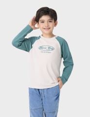 Áo thun dài tay trẻ em KTF001W4