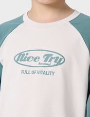 Áo thun dài tay trẻ em KTF001W4