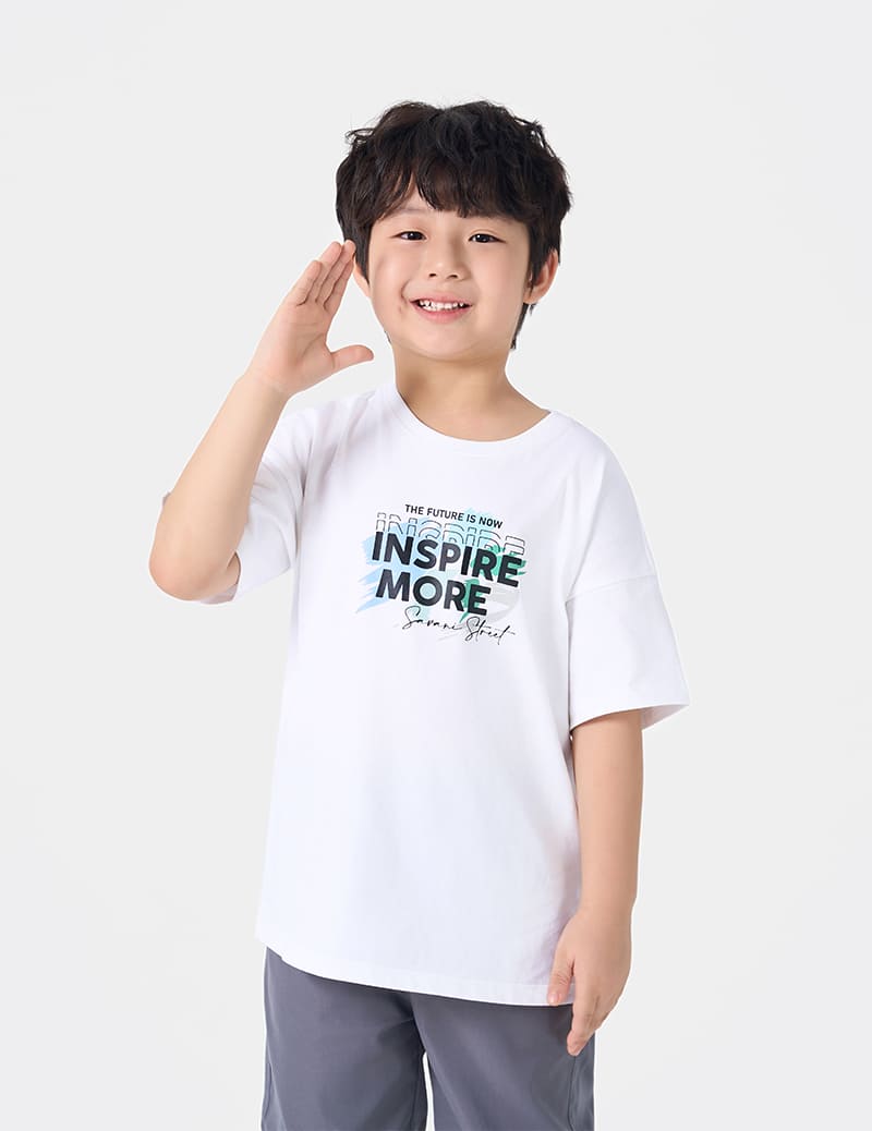 Áo thun ngắn tay cổ tròn gia đình trẻ em KTF002S5