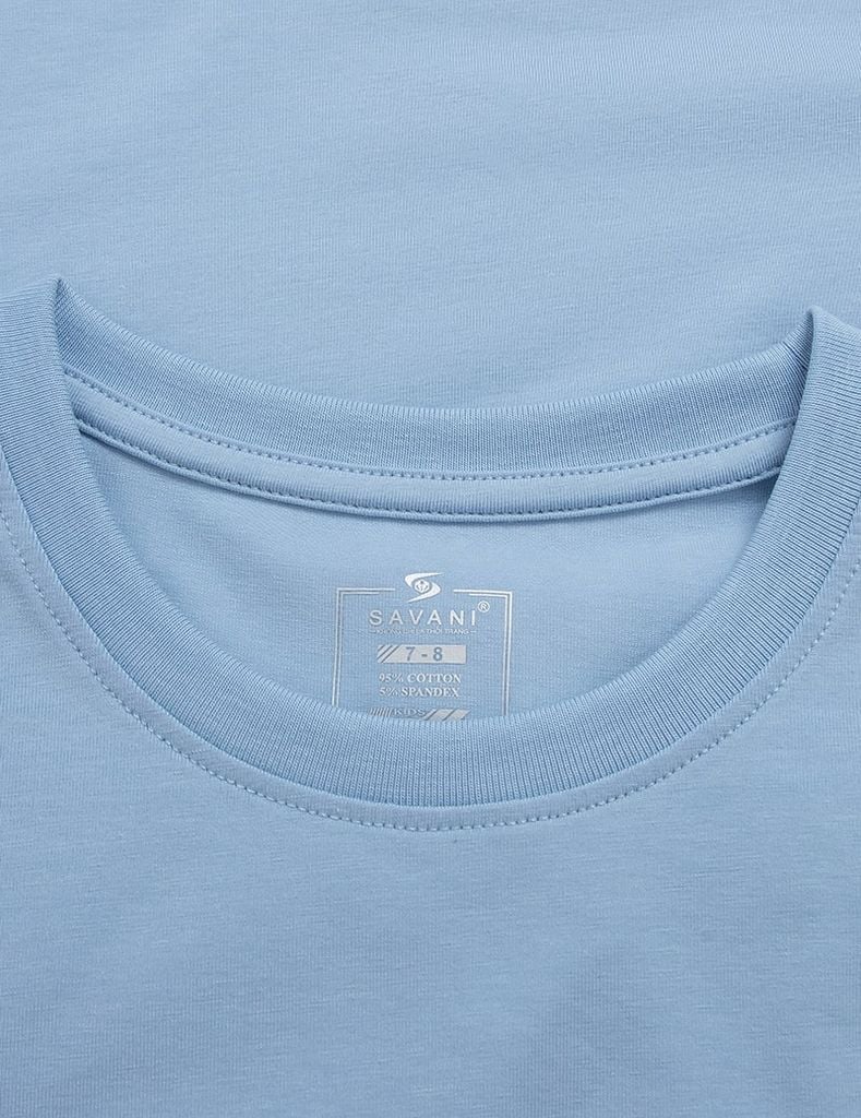 Áo thun ngắn tay cổ tròn trẻ em KTF007S4
