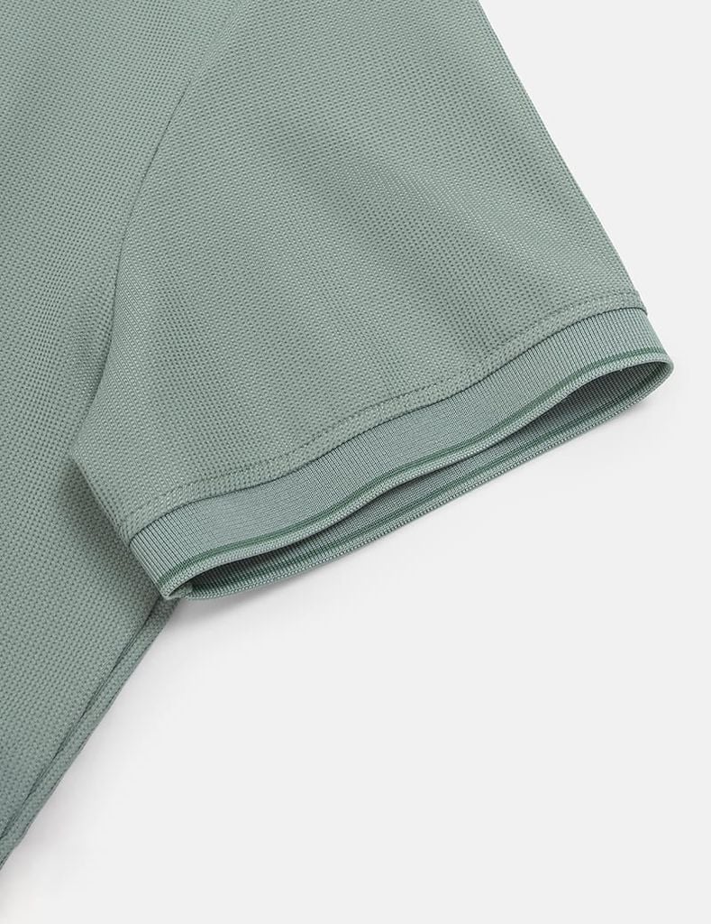 Áo thun polo nam thể thao cổ bo in logo ngực