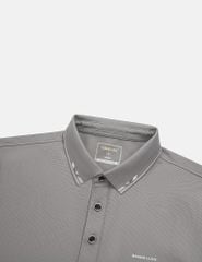 Áo thun polo nam thể thao cổ bo in logo ngực