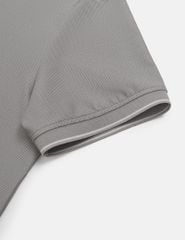 Áo thun polo nam thể thao cổ bo in logo ngực