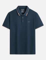 Áo thun polo nam thể thao cổ bo in logo ngực