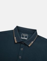 Áo thun polo nam thể thao cổ bo in logo ngực