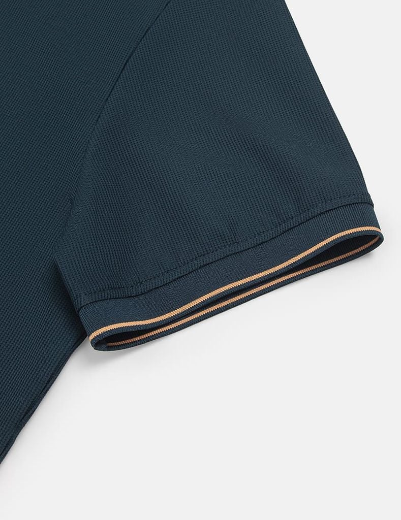 Áo thun polo nam thể thao cổ bo in logo ngực