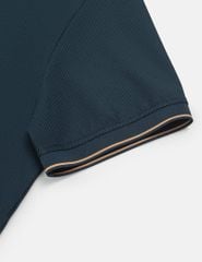 Áo thun polo nam thể thao cổ bo in logo ngực