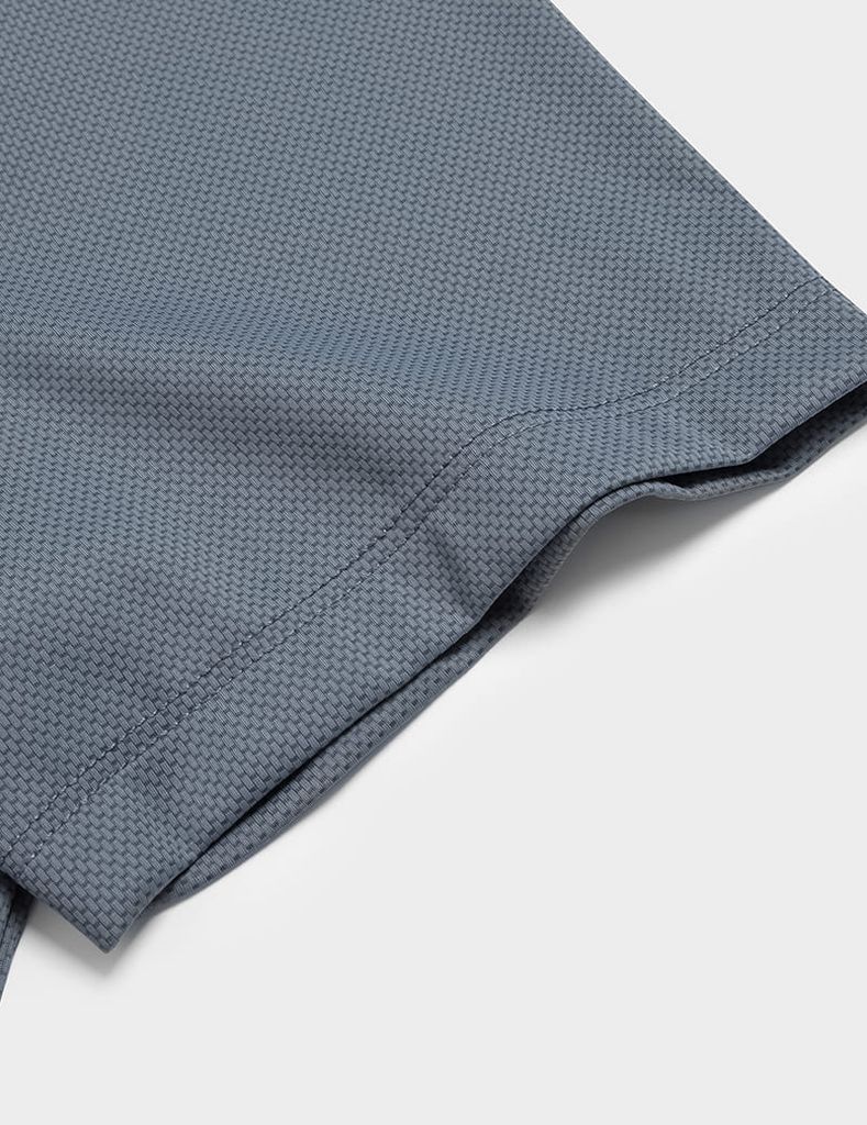 Áo polo ngắn tay nam cổ ép dán