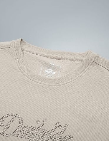 Áo nỉ cổ tròn nam MAF005W4 dáng suông rộng